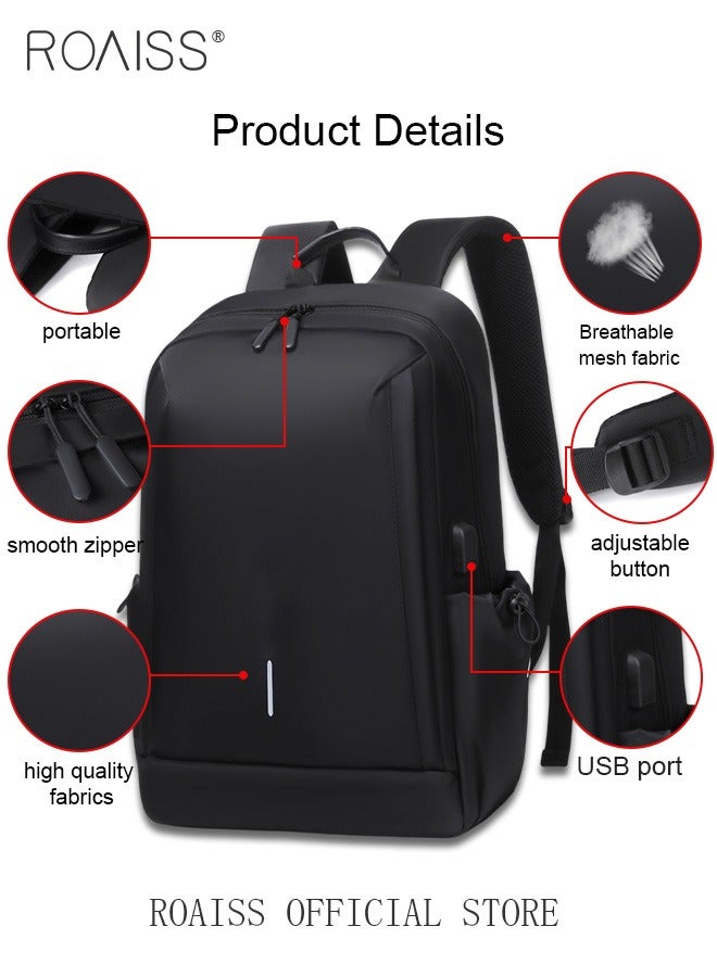 Large Capacity Outdoor Travel Laptop Backpack for Men Casual Double Shoulder Backpack New Fashion Men's Multifunctional Waterproof Daypack Large Capacity Outdoor Travel Laptop