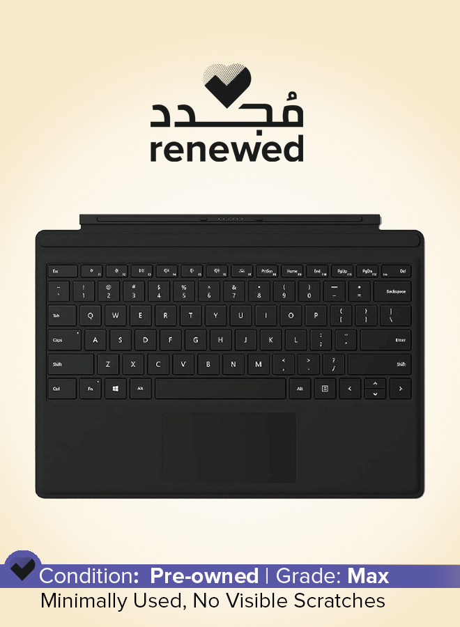 Renewed - Surface Pro Keyboard Type Cover Black