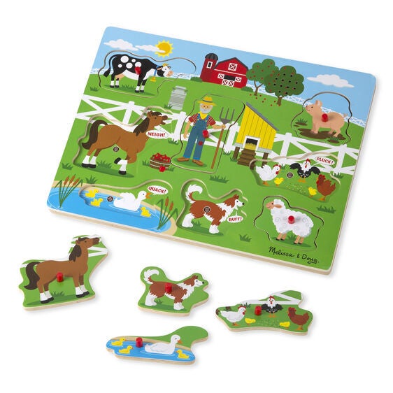 Old MacDonald's Farm Sound Puzzle-738