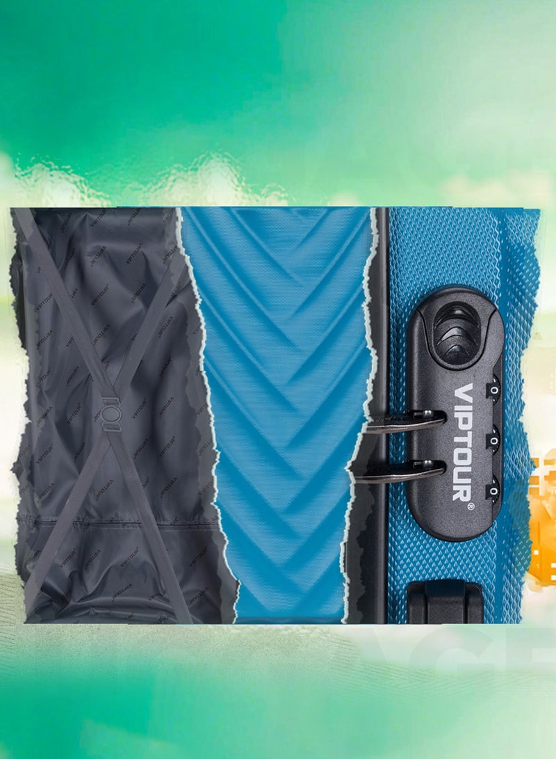 ABS Hardside 3-Piece Trolley Luggage Set Spinner Wheels with Number Lock 20/24/28 Inches