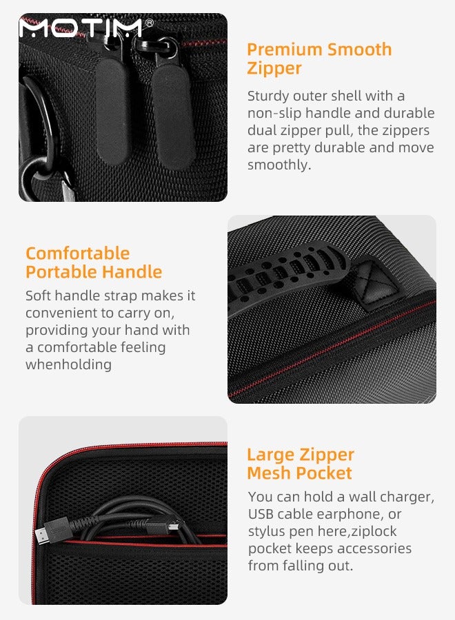 Switch Carrying Case Compatible with Nintendo Switch and Switch OLED Model, Hard Shell Carry Bag with 21 Game Cards, Portable Full Protection Travel Case for Switch Console and Accessories