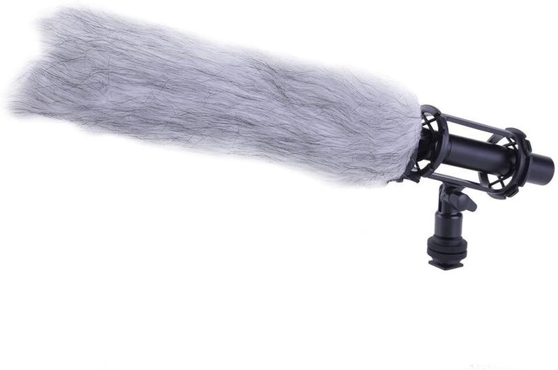 BY-PVM 1000L Professional Condensor Shotgun Microphone BY-PVM-1000L Black/White