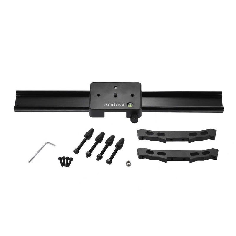 Portable Camera Track Dolly Slider Stabilizer Rail System Black