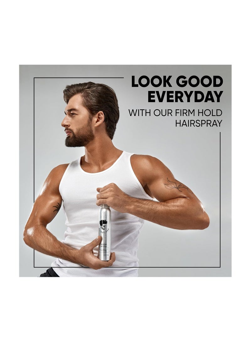 Avenue Man Firm Hold Hairspray (9.0 oz) - Styling Hair Products For Men - Strong Hold Hair Spray with Herbal Extracts - Paraben-Free