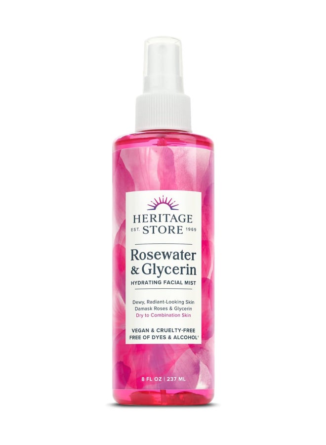 Rosewater And Glycerin Mist Sprayer 240ml