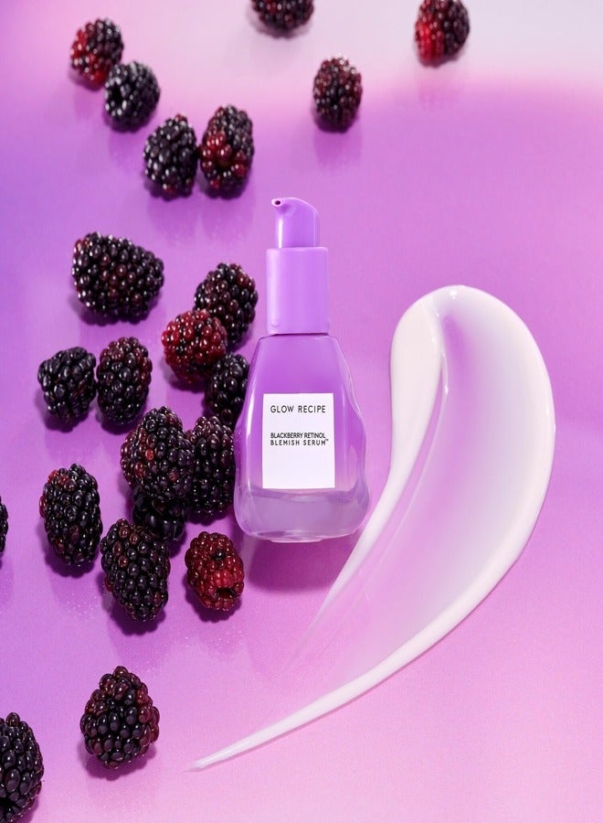 Glow Recipe Blackberry Retinol Blemish Serum - 30ml / 1oz | Clarifying & Smoothing Face Serum