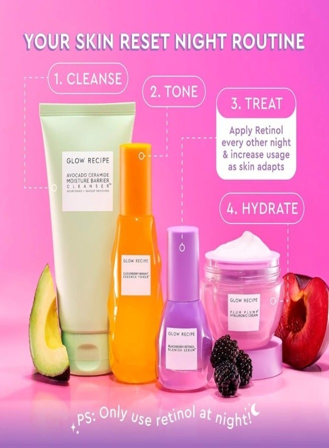 Glow Recipe Blackberry Retinol Blemish Serum - 30ml / 1oz | Clarifying & Smoothing Face Serum
