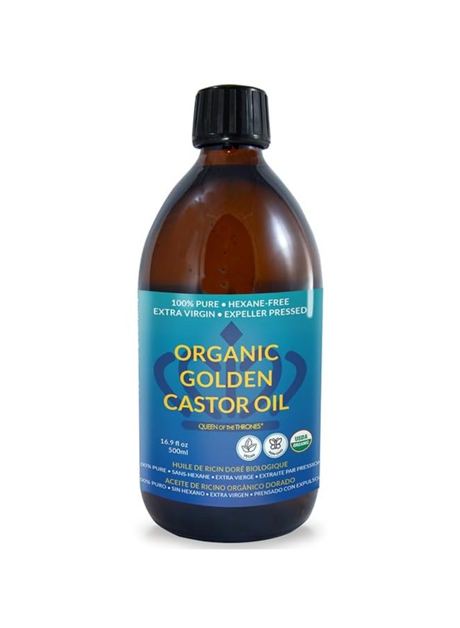 Organic Golden Castor Oil,QUEEN OF THE THRONES - 500mL