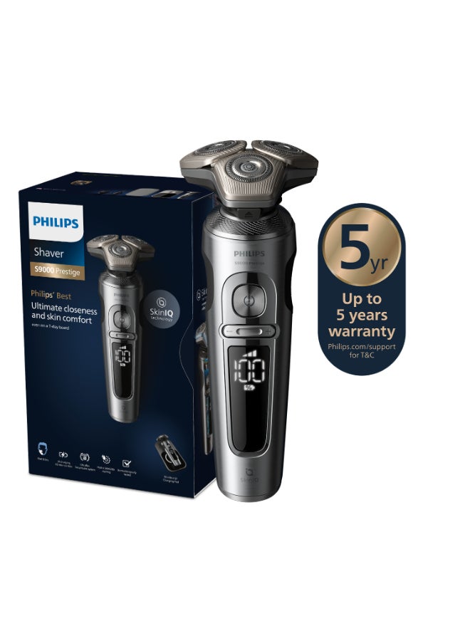 Series 9000 Prestige Wet And Dry Electric Shaver SP9871/22, 2 Years Warranty Carbon Grey