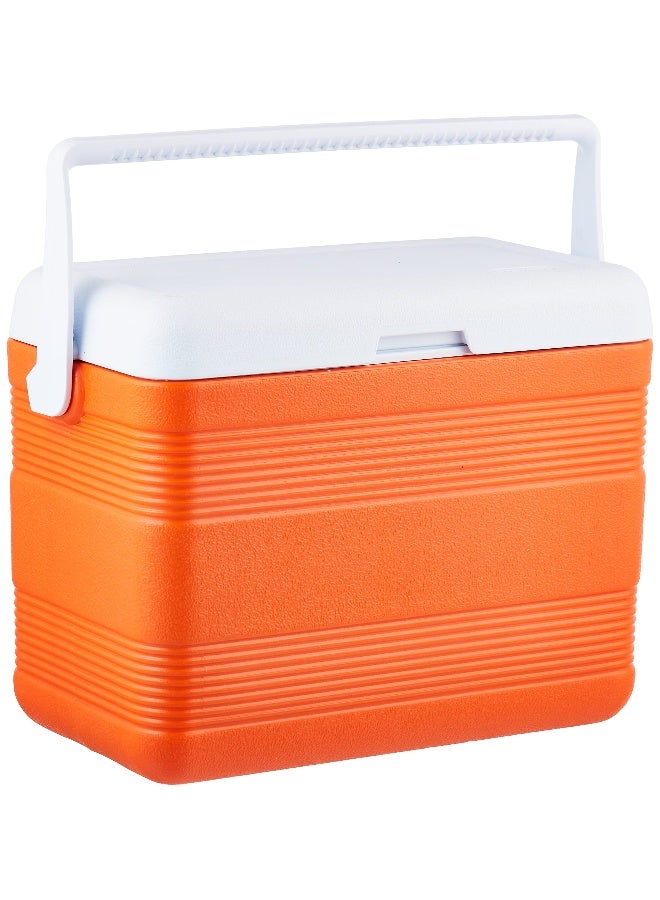 30 L Keep Cold Plastic Cooler Icebox Deluxe  50 X  27 X  38 Cm (Orange) Orange 30.0Liters