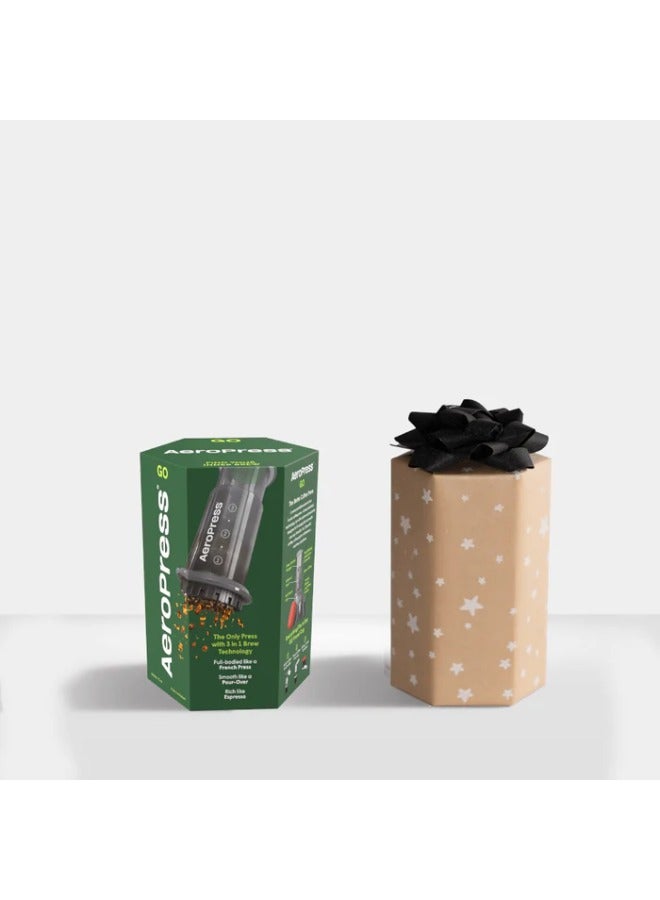 Go Travel Coffee Maker, BPA Free, Portable, Smooth and Bitter-free Brew, Shatterproof and Durable for Camping, Grey - 1 Cup