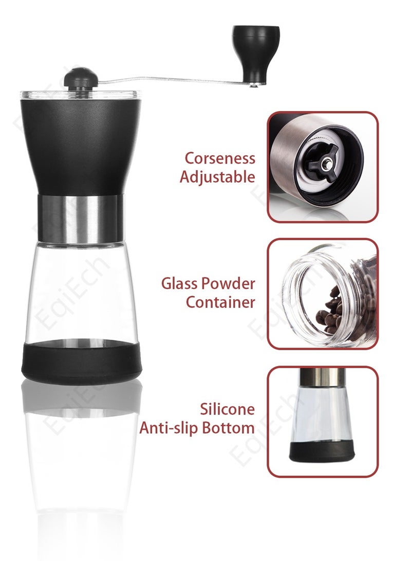 V60 Drip Coffee Set,7-Piece Hand Brewing Coffee Maker Set,Pour Over Coffee Machine Accessories Kit All In 1 Portable Travel Bag 57*16*27cm