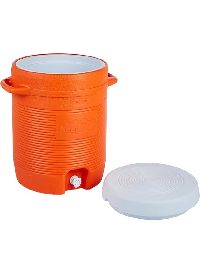 59L KeePiecesold Super Jumbo Water Cooler  Orange Orange 59.0Liters