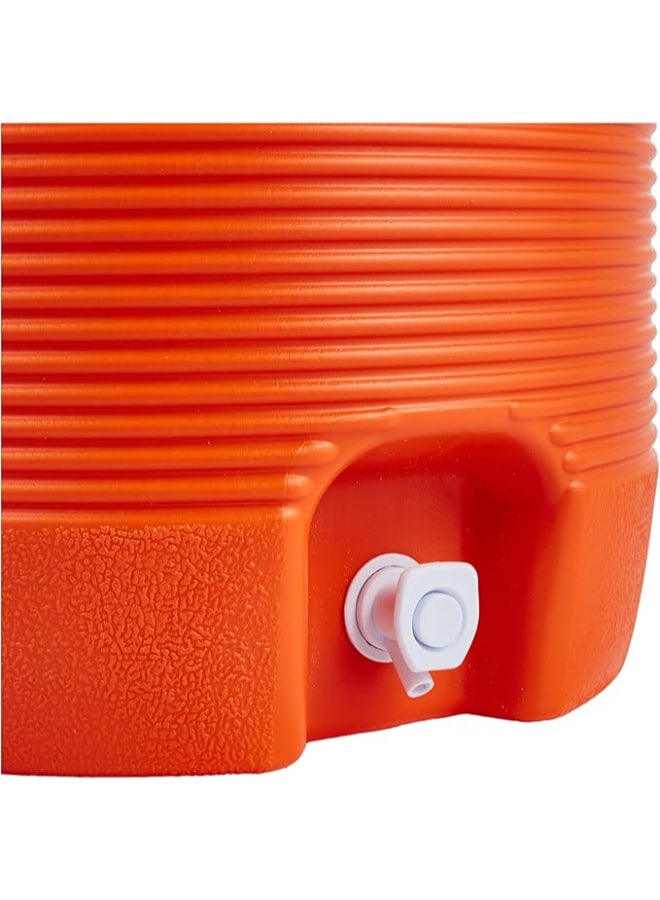 59L KeePiecesold Super Jumbo Water Cooler  Orange Orange 59.0Liters