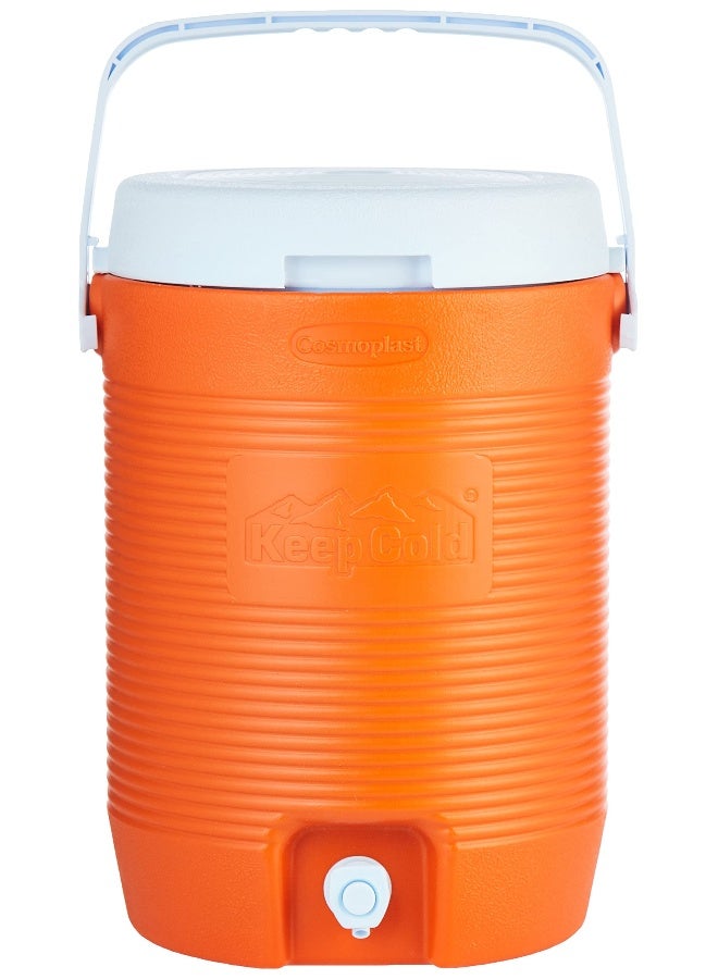Keep Cold Plastic Insulated Water Cooler Orange Small MFKCXX013OR 34 x H 45 cm Orange 16.0Liters