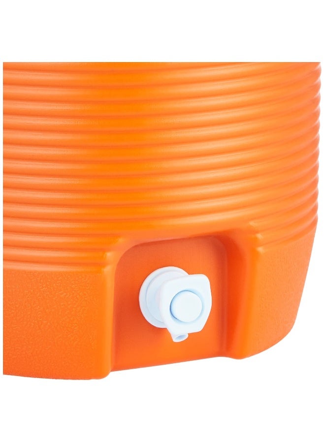 Keep Cold Plastic Insulated Water Cooler Orange Small MFKCXX013OR 34 x H 45 cm Orange 16.0Liters
