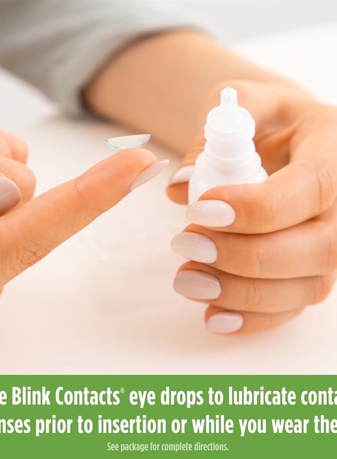 Blink contacts lubricating eye drops, for soft and rgp lenses 10ml