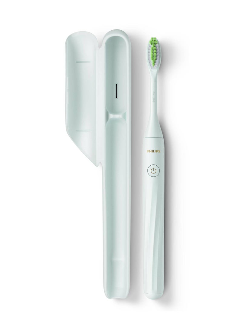 Philips One by Sonicare Battery Toothbrush, Mint Light Blue, HY1100/03