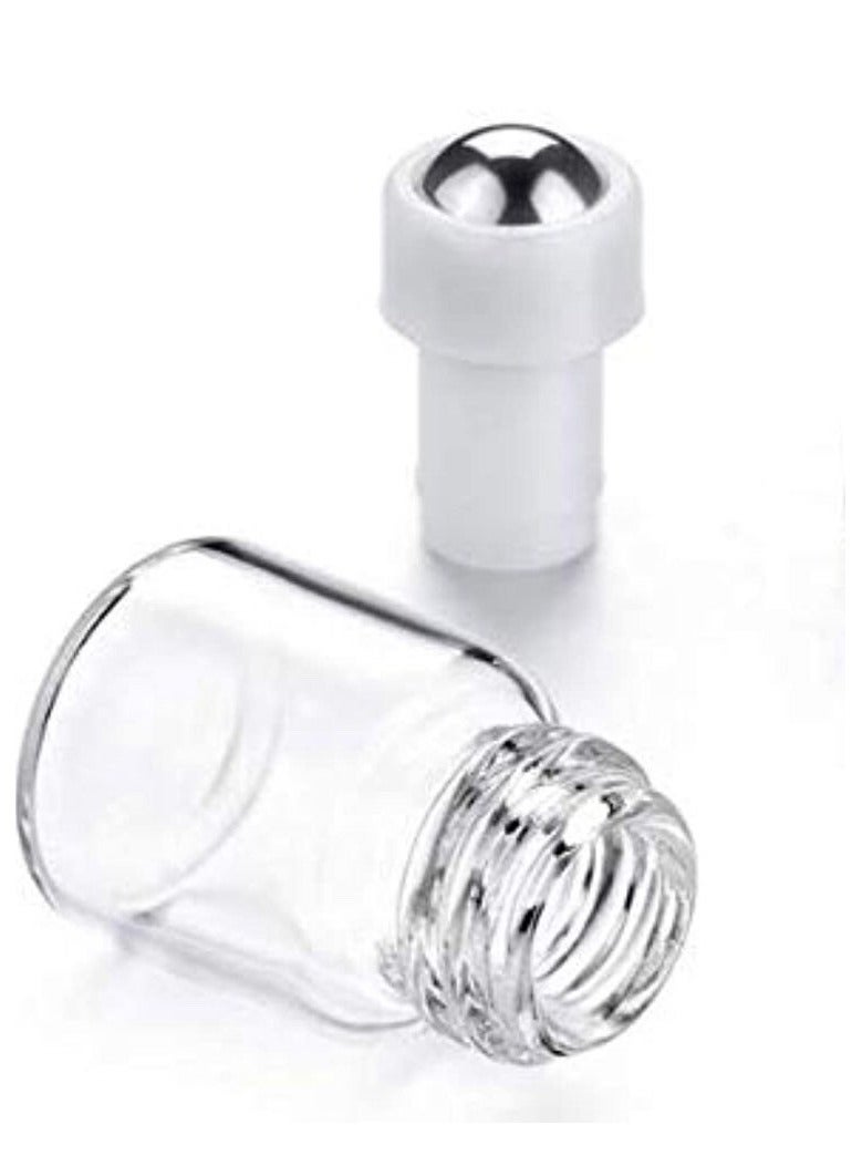 Sample Bottles  1.5 ML  SET OF 12 CLEAR GLASS