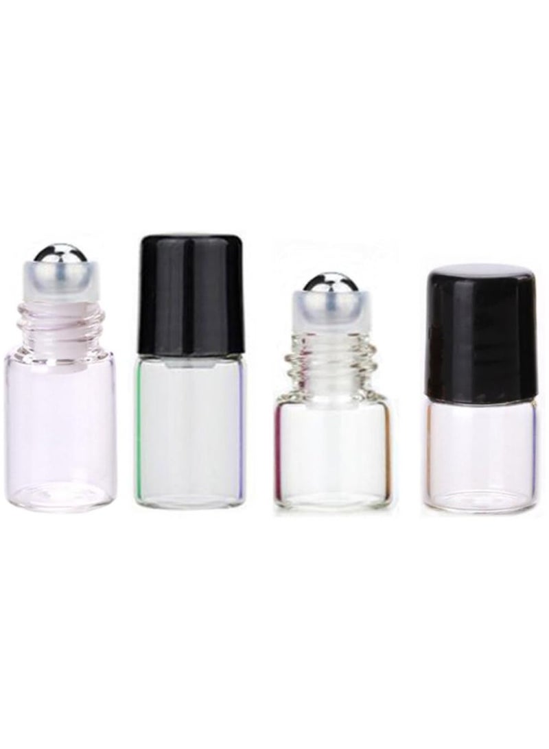 Sample Bottles  1.5 ML  SET OF 12 CLEAR GLASS