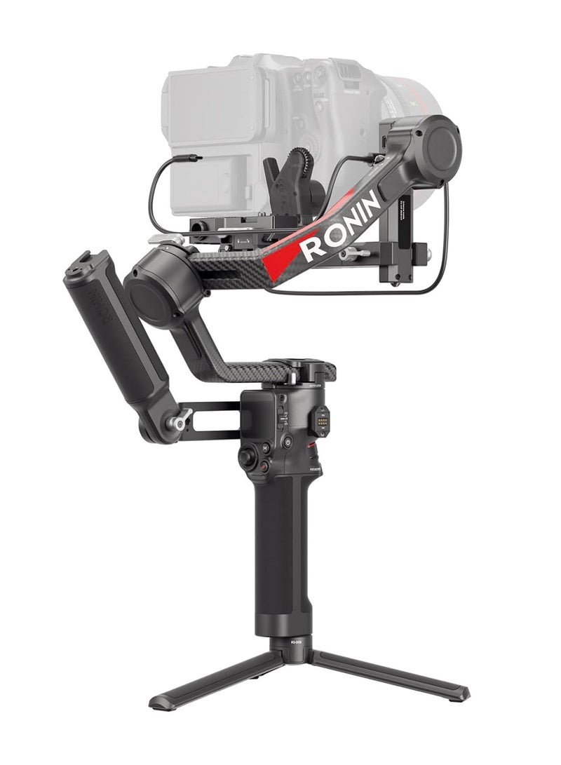 RS 4 Pro Combo, 3-Axis Gimbal Stabilizer for DSLR & Cinema Cameras Canon/Sony/Panasonic/Nikon/Fujifilm, Native Vertical Shooting, 4.5kg/10lbs Payload, With Image Transmitter & Focus Pro Motor