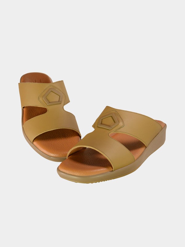 Stylish Slip-On Casual Sandals Brown
