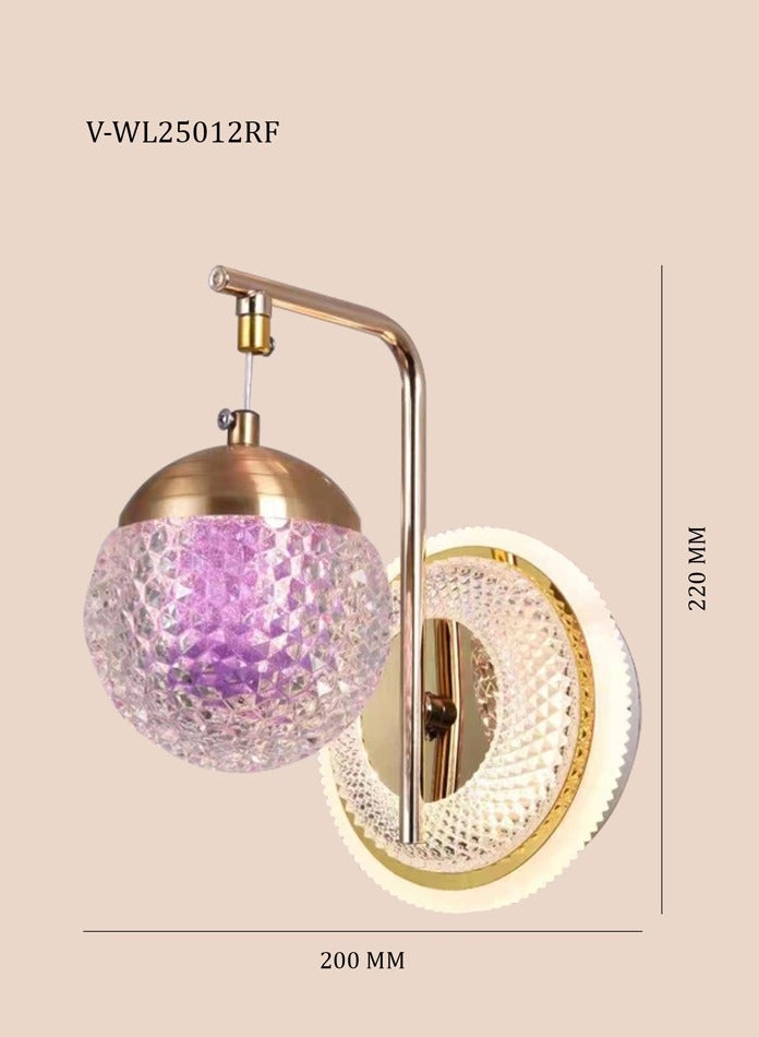 Modern Creative Gold Wall Hanging Lamp For Living Room Bedroom Balcony 3 Colour