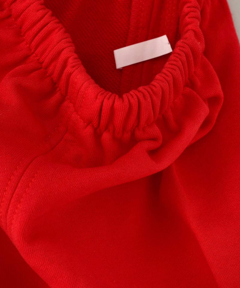 3-Stripes Detail Mid-Rise Joggers Red/Black