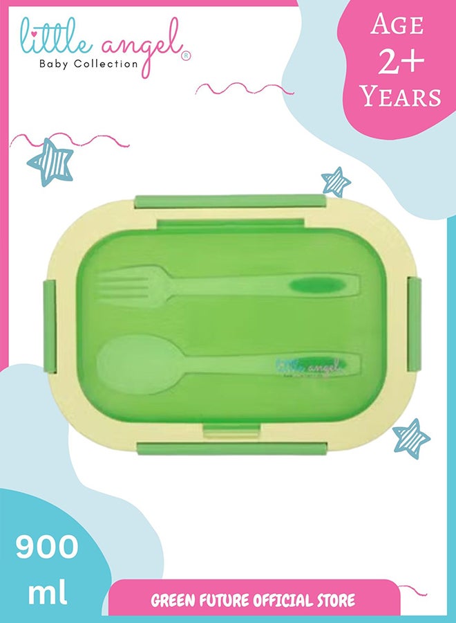 Kids Lunch Box Set with Spoon & Fork – Leakproof Food Storage, BPA-Free, Perfect for School & Travel