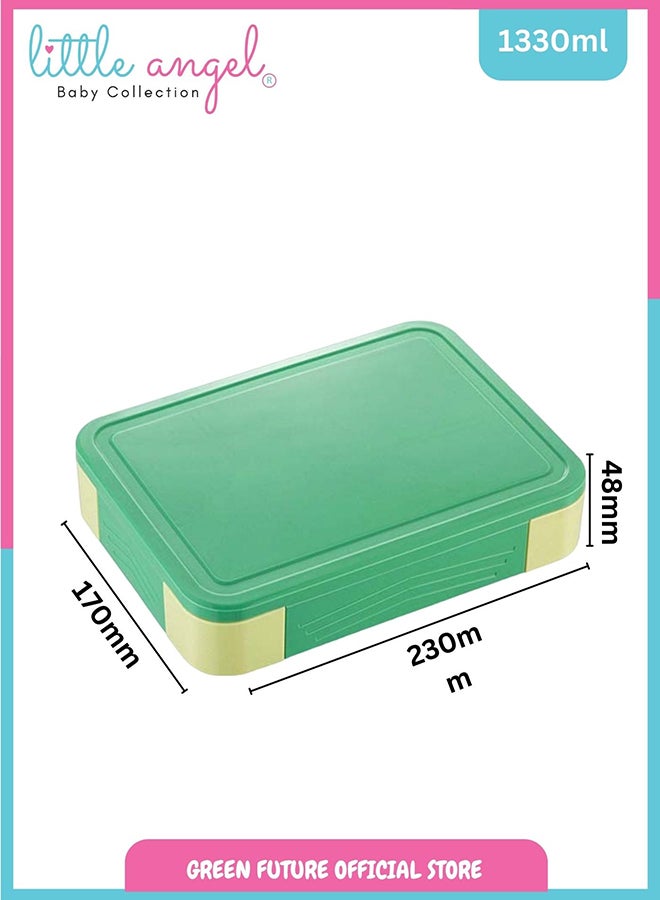 Kids Lunch Box with Compartments – Leak Proof Bento Lunch Box for School, Durable Toddler Food Storage Container with Cutlery, Ideal for Healthy Meals