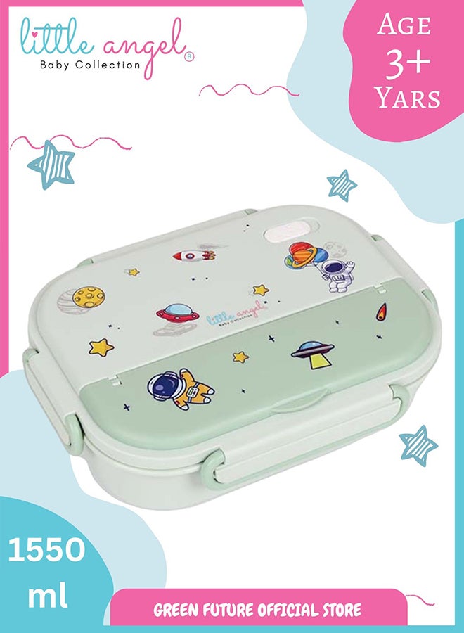 Kids Lunch Box With 5 Compartments And Soup Bowl With Cutlery