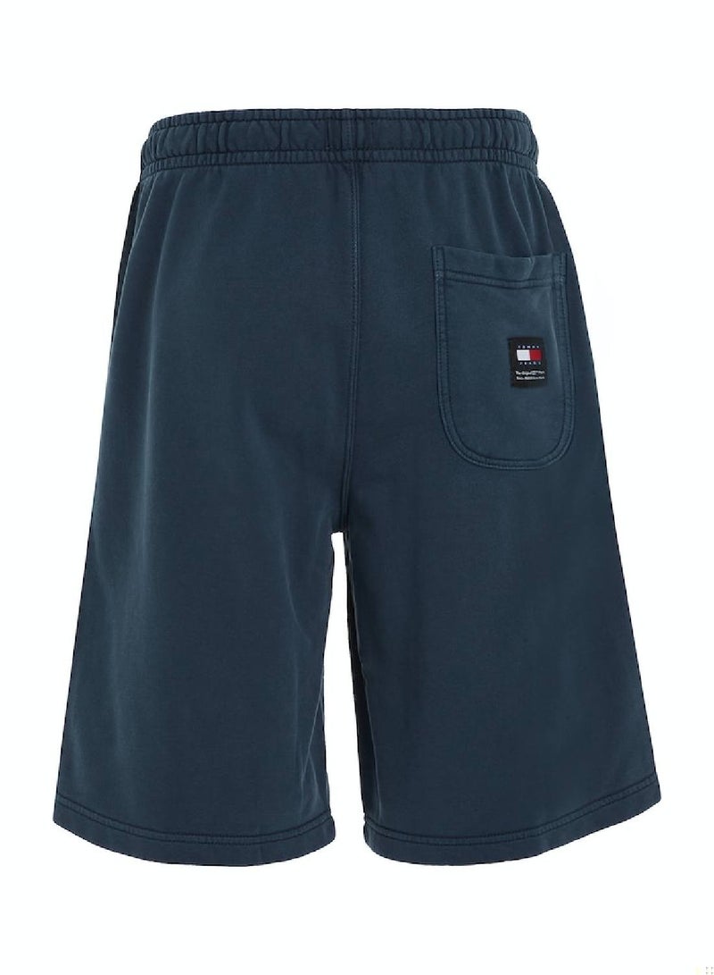 Men's Athletic Basketball Shorts - Cotton, Navy