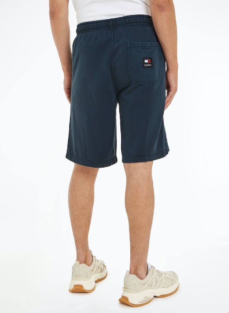 Men's Athletic Basketball Shorts - Cotton, Navy