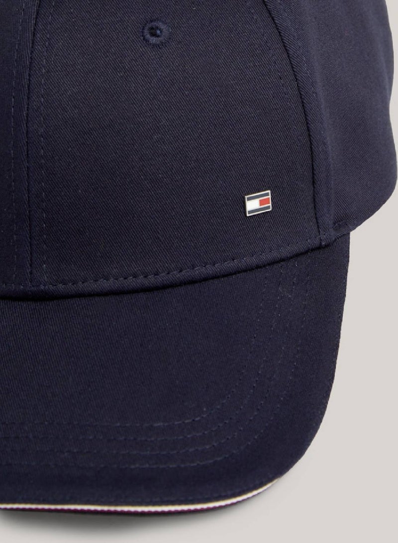 Men's Signature Flag Six-Panel Baseball Cap -  Pure organic cotton, Blue