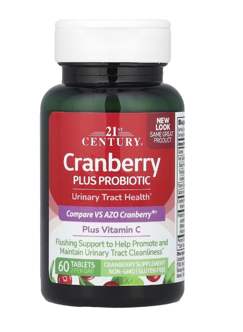 Cranberry Plus Probiotic, 60 Tablets