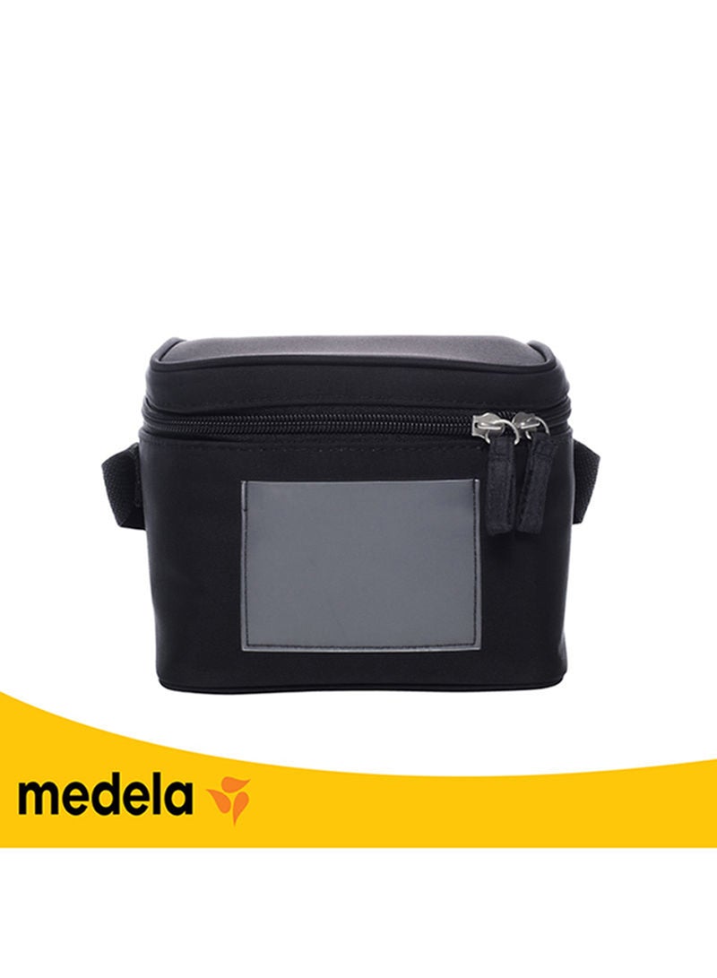 Safe , Compact, Portable Breast Cooler Bag With Insulated Design , Adjustable Strap And Zipped Closure - Fits Medela Bottles