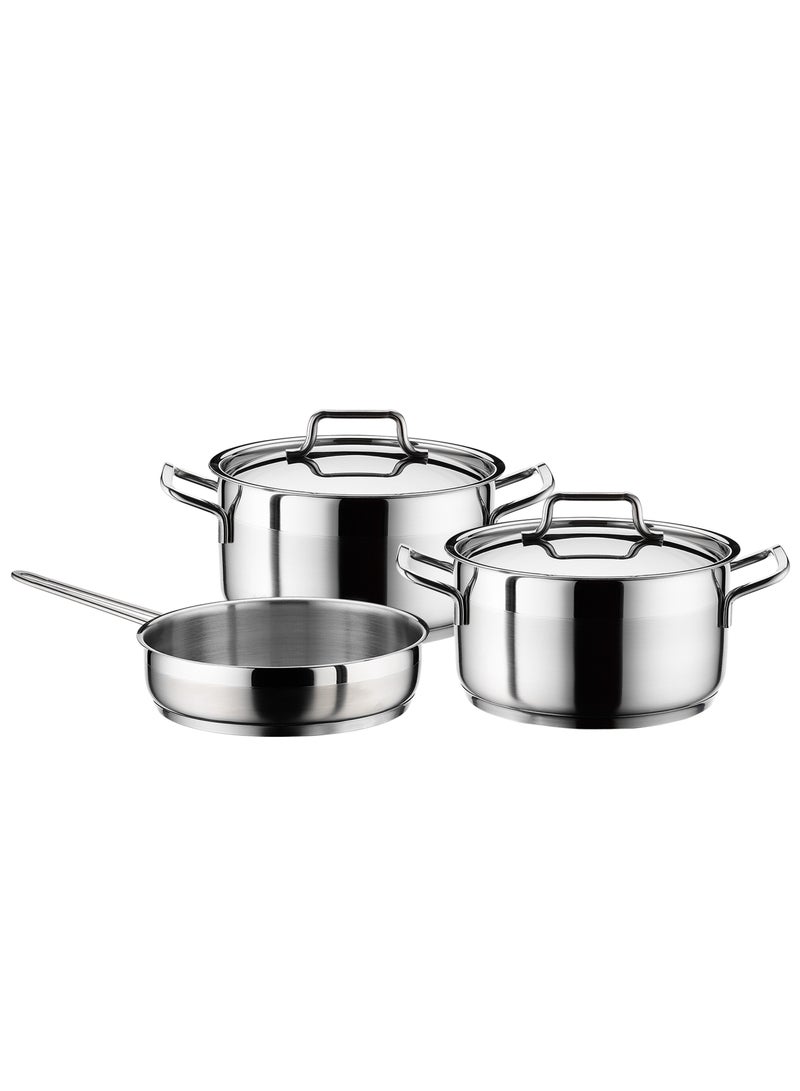 Anett Stainless Steel 7pcs Cookware Set