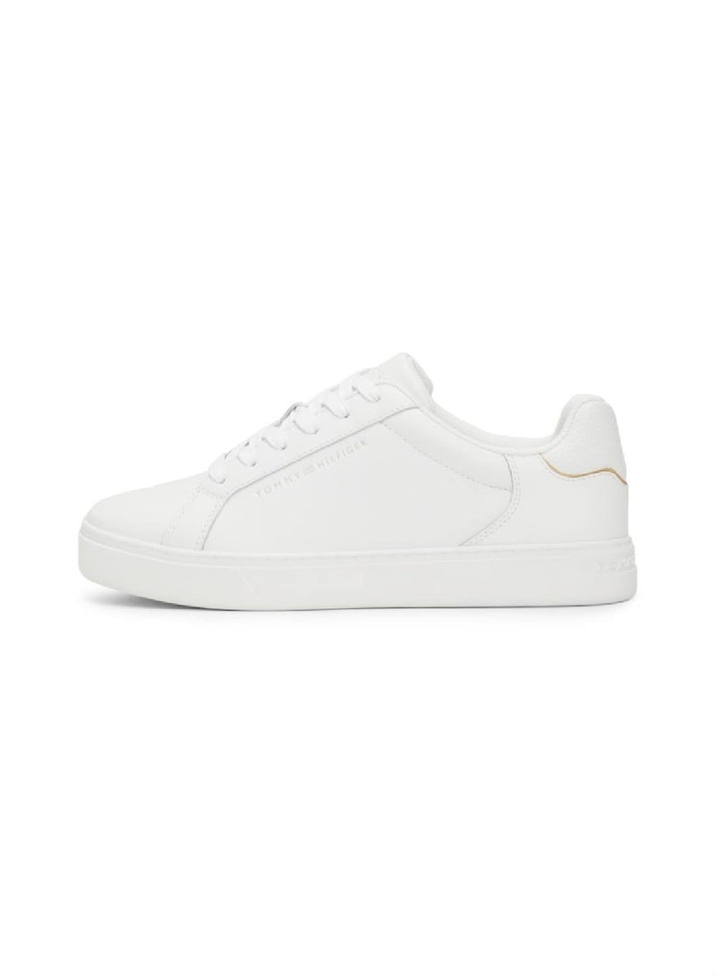 Women's Essential Court Sneakers Low Top - Leather, White