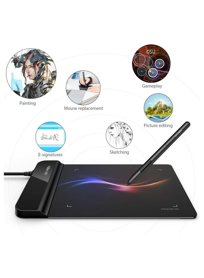 G430S Ultrathin 4x3 inch Graphic Tablet with 8192 Pressure Levels | Digital Drawing Pen Tablet