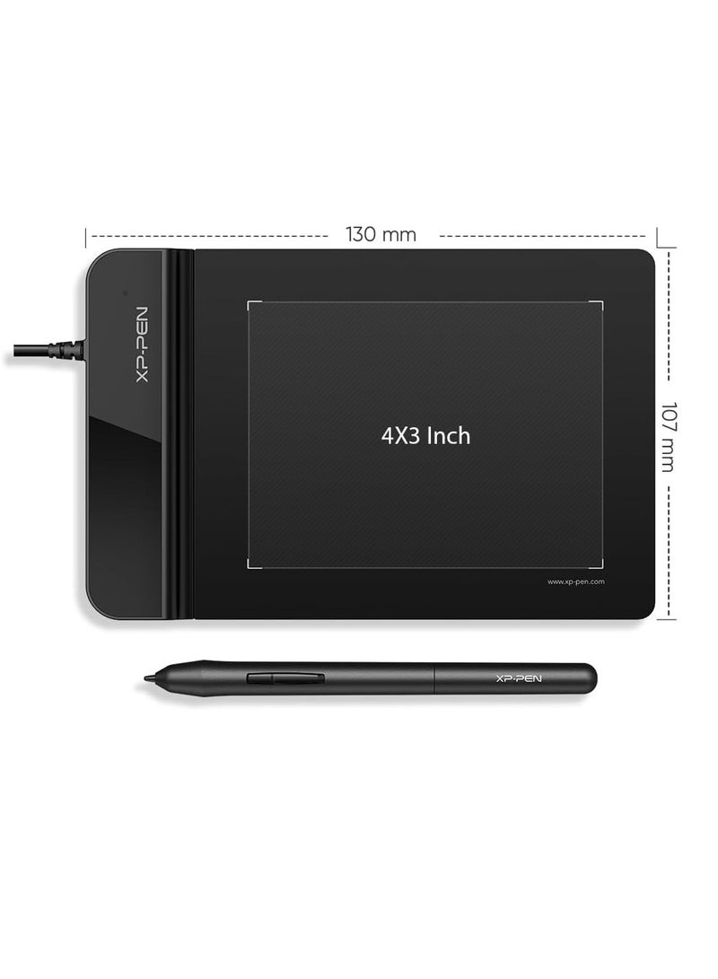 G430S Ultrathin 4x3 inch Graphic Tablet with 8192 Pressure Levels | Digital Drawing Pen Tablet