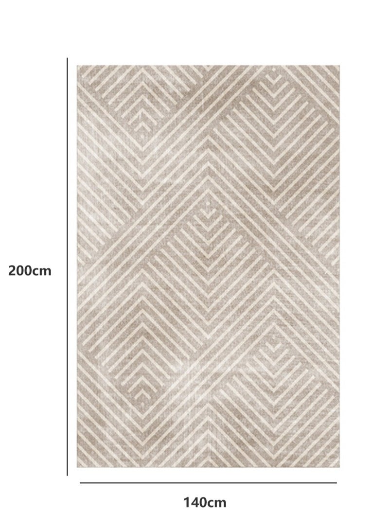 Modern Style Area Rug Imitation Cashmere Non-slip Super Soft Touch Living Room Bedroom Kitchen Decoration of Carpet Floor Rug 140x200cm