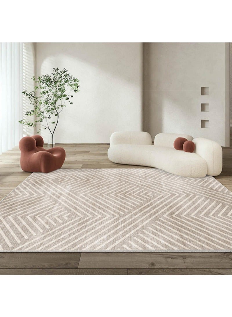 Modern Style Area Rug Imitation Cashmere Non-slip Super Soft Touch Living Room Bedroom Kitchen Decoration of Carpet Floor Rug 140x200cm