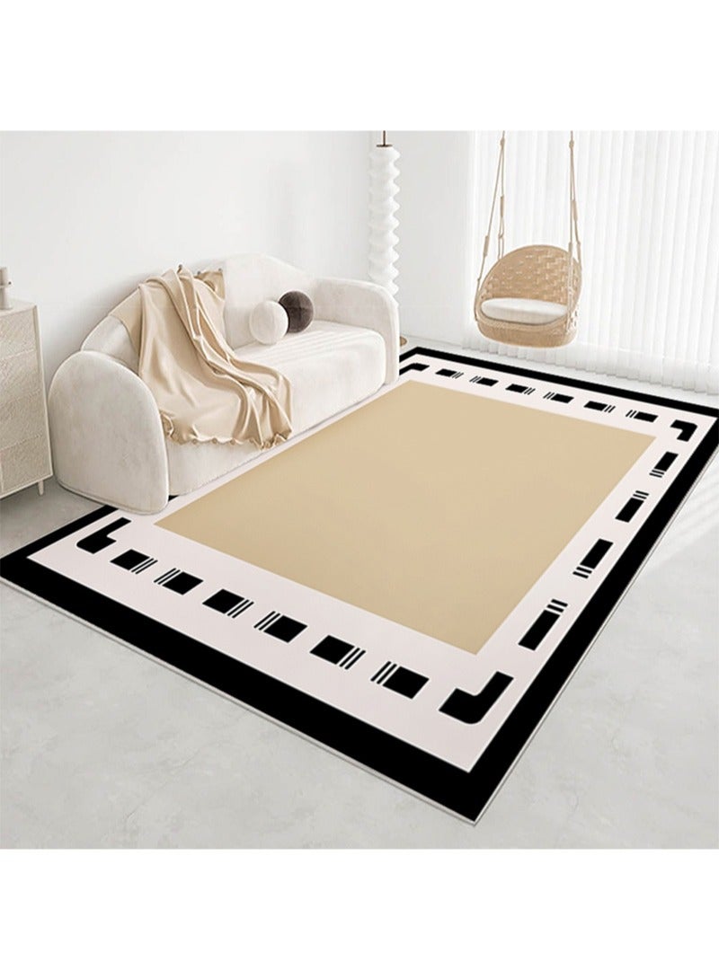 Modern Style Area Rug Imitation Cashmere Non-slip Super Soft Touch Living Room Bedroom Kitchen Decoration of Carpet Floor Rug 140x200cm