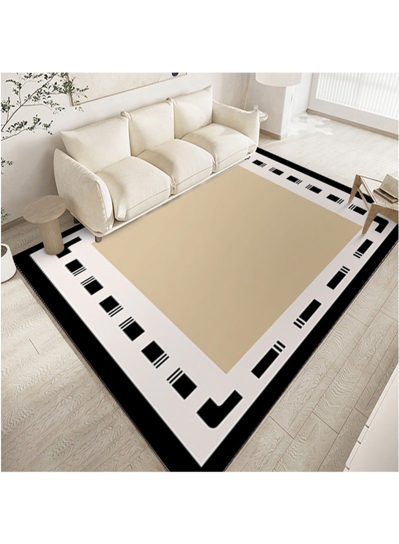 Modern Style Area Rug Imitation Cashmere Non-slip Super Soft Touch Living Room Bedroom Kitchen Decoration of Carpet Floor Rug 140x200cm