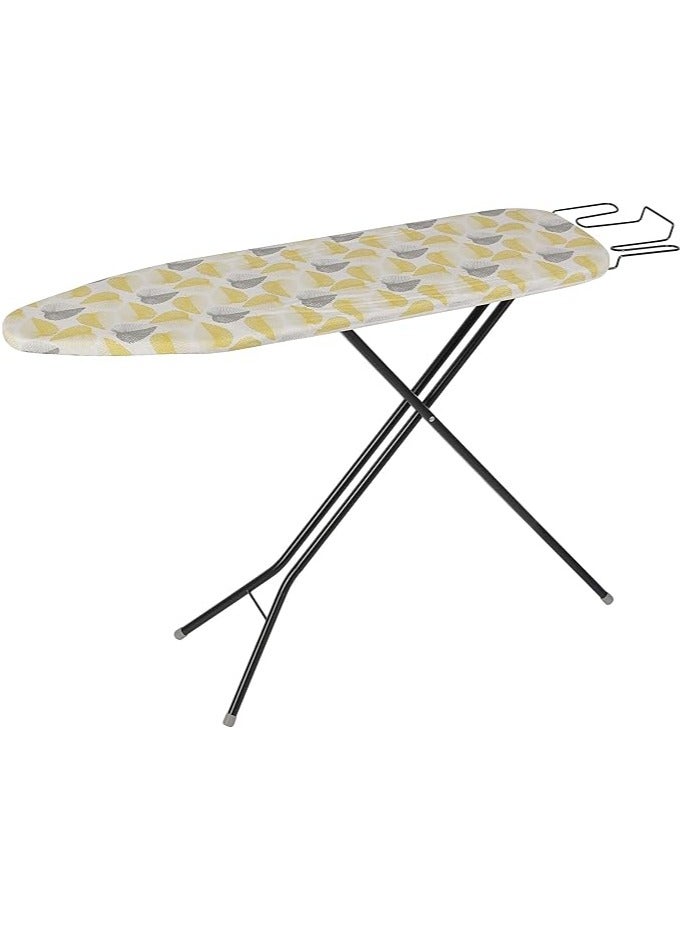 Mesh Top Ironing Board- RF12002 Heat Resistant Cotton Cover with Foam Pads and Adjustable Height Mechanism Foldable and Easy to Store