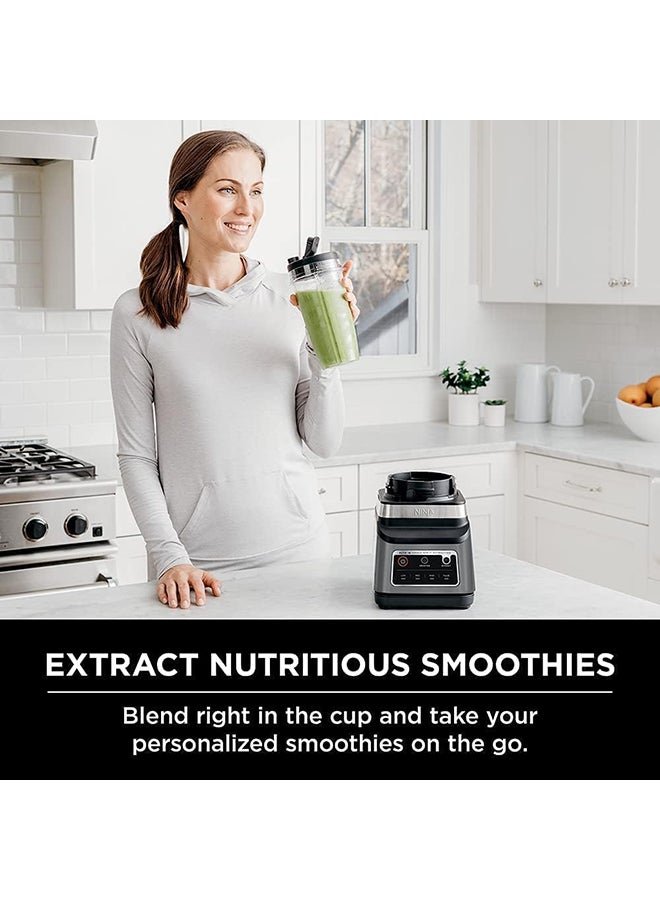 2-In-1 Blender With 3 Automatic Programs; Blend, Max Blend, Crush, And 4 Manual SettIngs, 2.1L Jug & 700ml Cup,Dishwasher Safe Parts, Auto-iQ 2.1 L 1200 W BN750ME Black