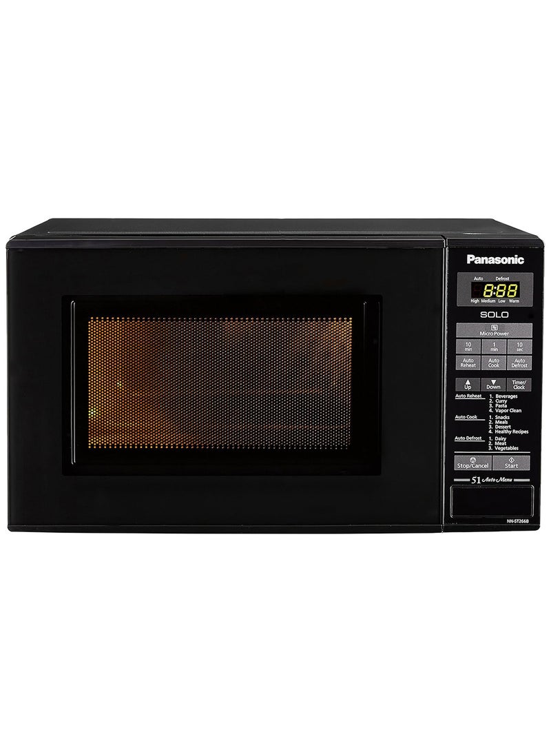 Solo Microwave Oven, 255mm Turntable, Child Safety lock, Auto Reheat, Touch Membrane Operations 20 L 800 W NN-ST266BVTG Black