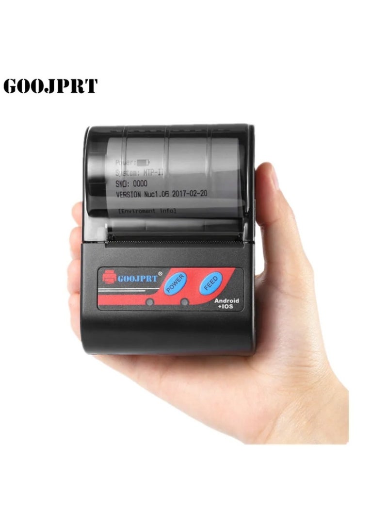 MTP-2 Receipt Portable Printer Wireless Bluetooth Thermal Printer With USB Port for Android iOS Supermarket Club