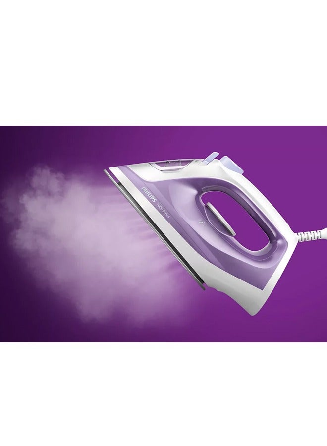 1000 Series Steam Iron 250 ml 1800 W DST1020/36 Purple