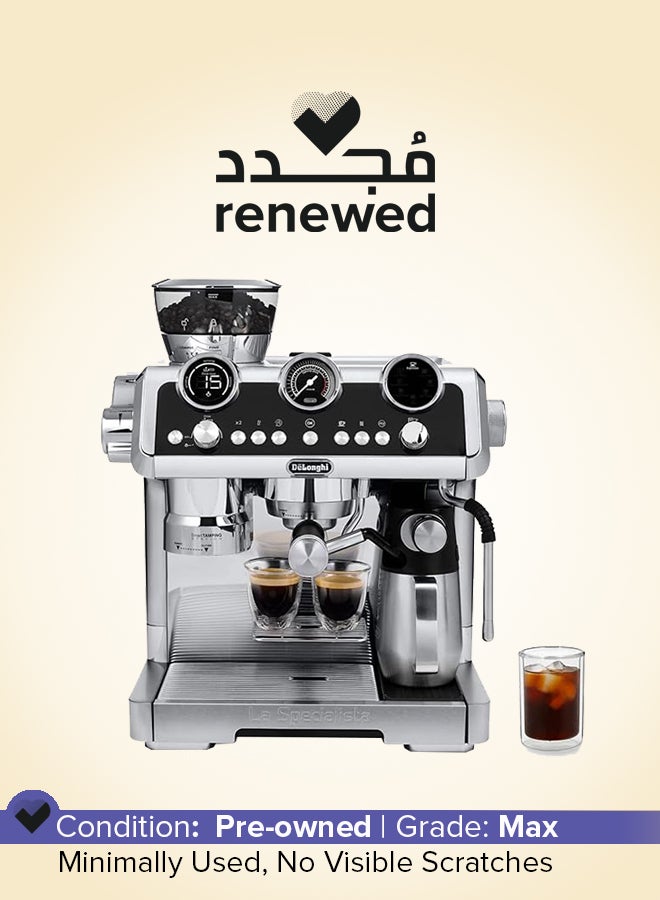 Renewed - Ultimate Cold Brew Manual Coffee Machine 2.5 L 1450 W EC-9865M Silver